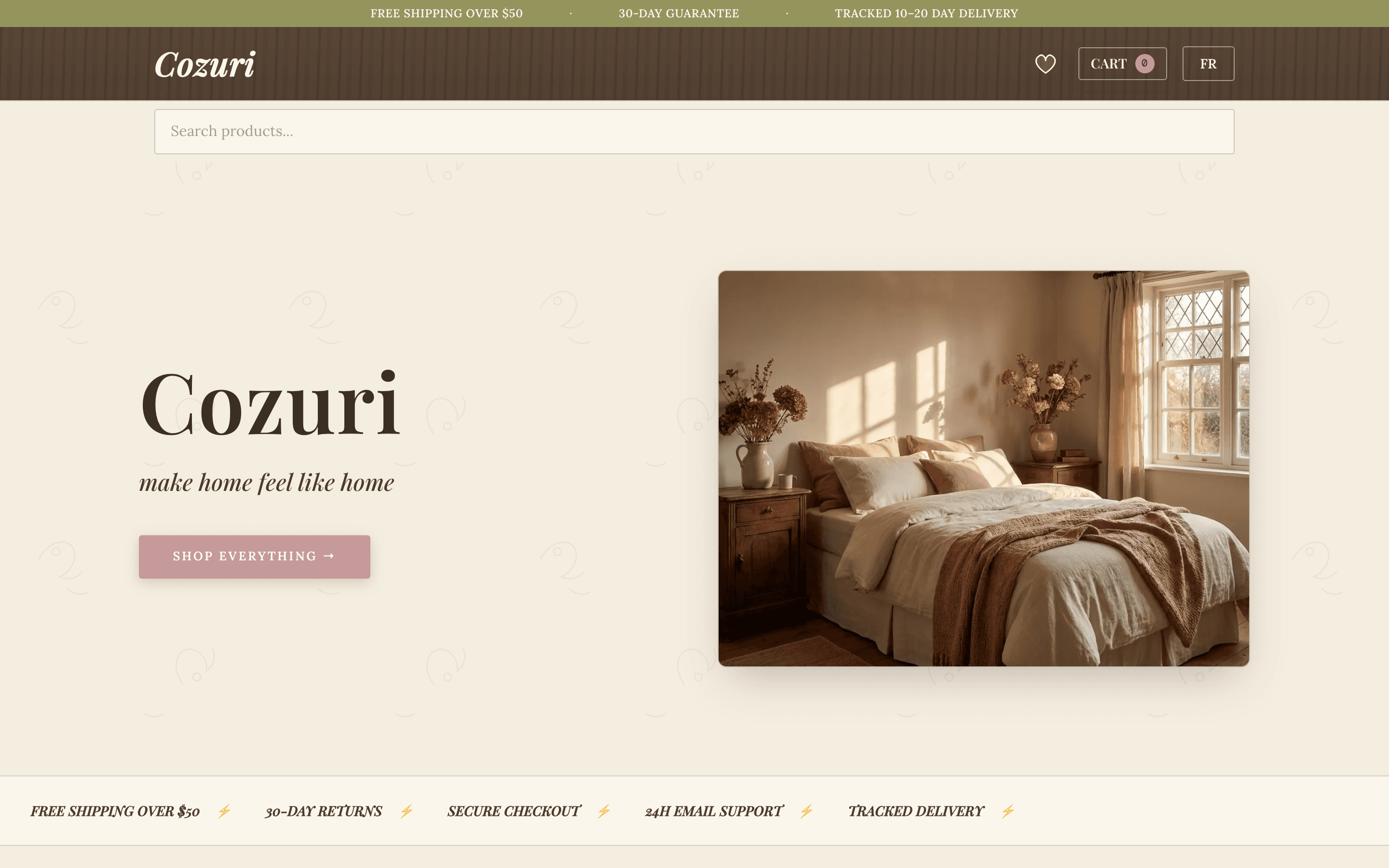Cozuri homepage hero