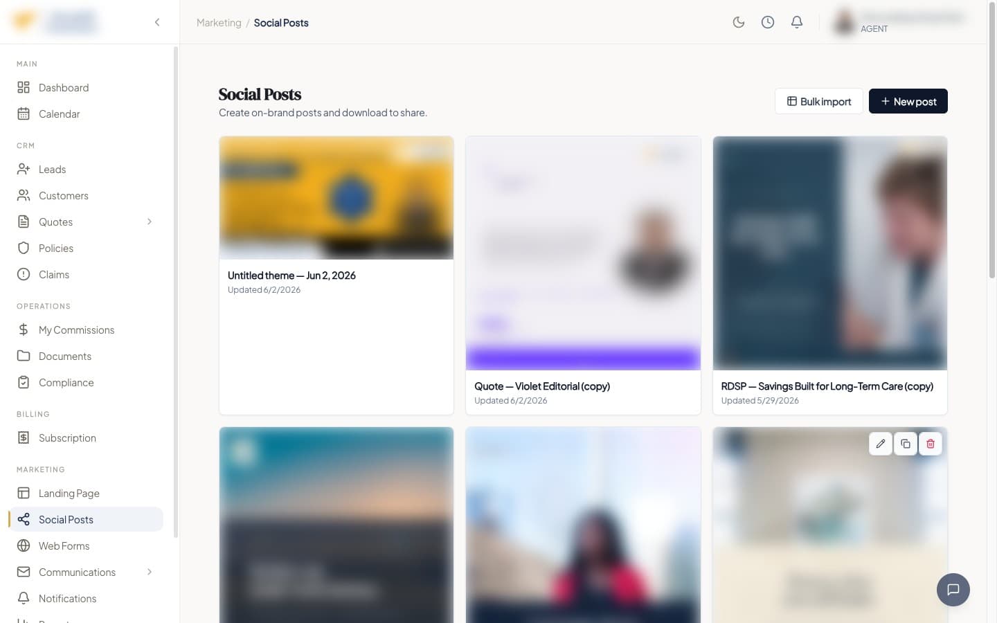AI social content studio