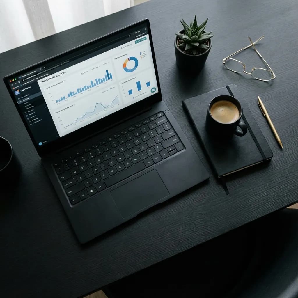 Social content analytics dashboard
