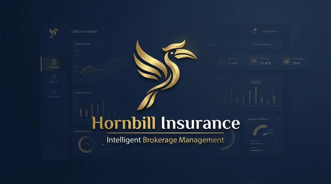 Hornbill Insurance — CRM Platform project by MP Studio